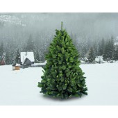 ALBERO NATALE GERMOGLIATO CM.150, 520 RAMI C/BASE IN FERRO